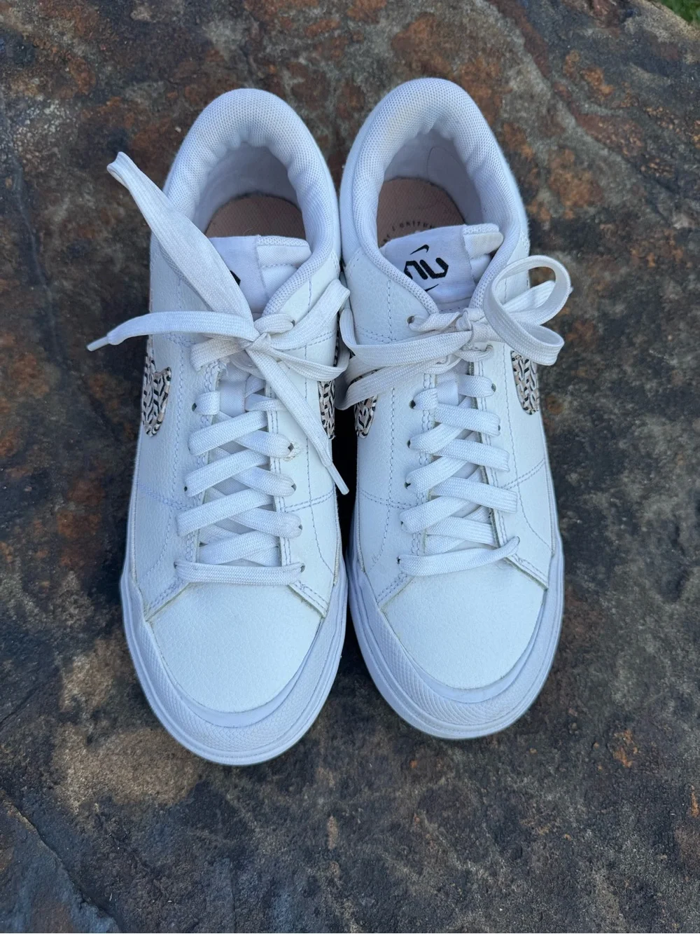 Nike Court Legacy Lift Low United in Victory White Sneakers Womens Sz 7.5
